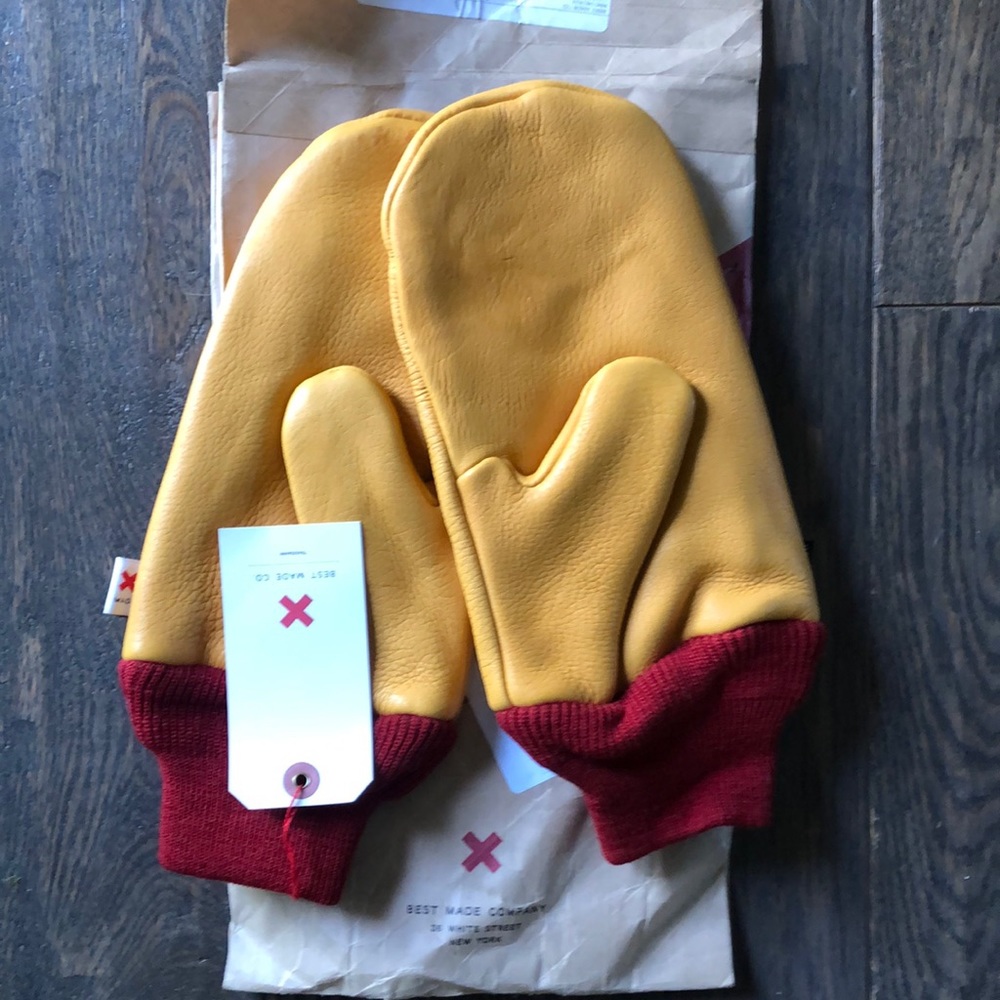 Best Made Co. Elkskin Chopper Mitts XL